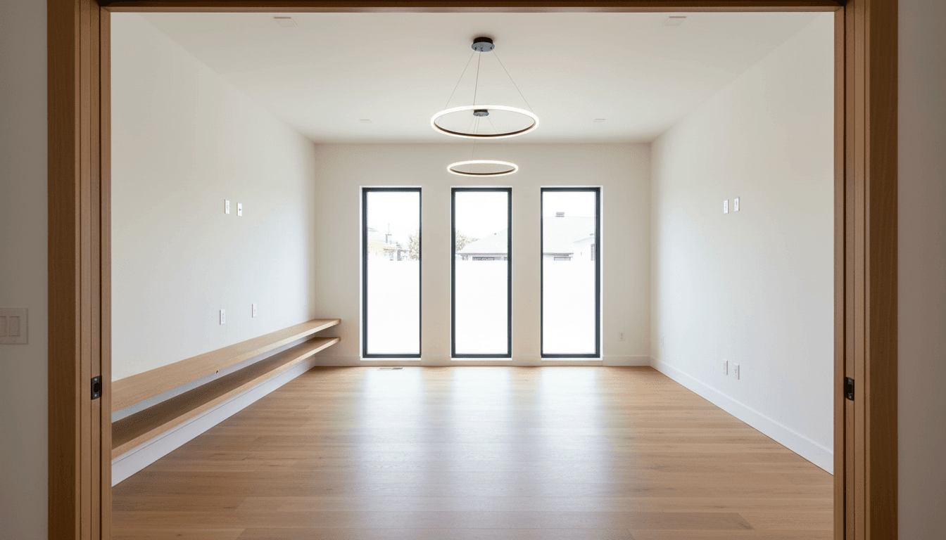 Finished interior space ready for occupancy